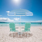 VINGLI Patio Lawn Webbed Folding Chairs Set of 2 Outdoor Beach Portable Lawn Chair