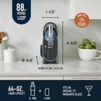Ninja SLUSHi with RapidChill Technology, 88 oz. Frozen Drink & Slushie Machine, 5 Preset Programs, Margaritas, Frapp��s, and More