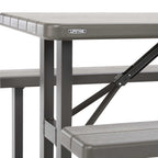 Lifetime 6-Foot Craftsman Outdoor Polyethylene Folding Picnic Table