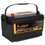 Anlibatt BCI Group 48 Battery, AGM 12 Volt Rechargeable Automotive Batteries for Car, H6 760CCA 70Ah 120RC, Maintenance Free