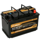 Anlibatt Car AGM Battery Group Size 48 H6 Start Stop Battery 12V 70Ah 760CCA Maintenance Free Rechargeable
