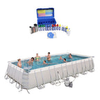 Bestway 18ft x 9ft x 4ft Rectangular Above Ground Swimming Pool Kit