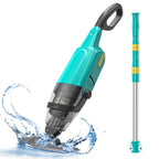 Efurden Cordless Pool Vacuum, Handheld Pool Vacuum with Running Time up to 60-Minutes for Above Ground Pools, Spas and Hot Tubs, Yellow