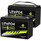 ‎GreenOE 12V 100Ah LiFePO4 Battery Group 31 with Built-in 100A BMS, 15000 Deep Cycles Rechargeable Lithium Battery Prefect for Solar System, Rvs, Marine, Vans, Trailer,Trolling Motor, Backup, 1 Pack