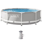Intex 26719EH 14ft x 42in Prism Frame Above Ground Swimming Pool with Pump