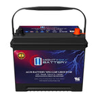 MM-H5 Start and Stop Car BCI Group Size 47 12V 60 AH, 100RC, 680 CCA Rechargeable AGM Car Battery