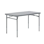 Mainstays 4' Adjustable Height Centerfold Folding Table, Black