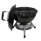 Megamaster – 22 Deluxe Charcoal Barbecue Grill with Adjustable Air Vent, Built-In Temperature Gauge, 368 SQ. In Cooking Area, Storage Rack, Portable Grill for Camping, Picnics, and More - 810-23003