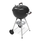 Megamaster – 22 Deluxe Charcoal Barbecue Grill with Adjustable Air Vent, Built-In Temperature Gauge, 368 SQ. In Cooking Area, Storage Rack, Portable Grill for Camping, Picnics, and More - 810-23003