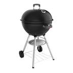 Megamaster – 22 Deluxe Charcoal Barbecue Grill with Adjustable Air Vent, Built-In Temperature Gauge, 368 SQ. In Cooking Area, Storage Rack, Portable Grill for Camping, Picnics, and More - 810-23003