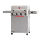 Monument Grills 4 +1 Burner Propane Gas Grill,49,000 BTU Stainless Steel Outdoor Patio Barbecue Grill with Folding Shelves and Flip Rack,Mesa II 415BZ