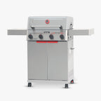 Monument Grills 4 Burner Propane Gas Grill ,Stainless Steel Outdoor Patio Barbecue Grill with Folding Shelves and Flip Rack, Mesa II 410BZ