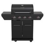 Nexgrill 4-Burner Propane Gas Grill with Side Burner, Stainless Steel Frame, 626 SQ In Total Cooking Space, 60,000 BTUs Output, BBQ Grill Perfect for Outdoor Gatherings - 720-0830H