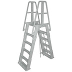 Vinyl Works Canada SLAW Slide Lock A Frame Above Ground Pool Ladder, White