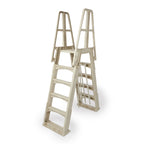 Vinyl Works Canada SLAW Slide Lock A Frame Above Ground Pool Ladder, White