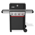 Weber Spirit Gas Grill, E-425 4 Burner Propane Gas Grill with Wheels, Black