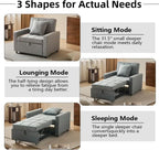 Sofa Bed Chair Convertible Sleeper Sofa with Pull-Out Bed