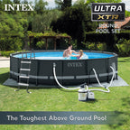 INTEX Ultra XTR 16ft x 48in Above Ground Swimming Pool Set w/ Filter Pump