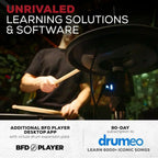 Alison Strata Prime Electronic Drum Set with Touch Screen Dual Area Grid Head