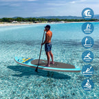 FunWater Inflatable Stand Up Paddle Board Premium SUP Paddle Accessories EVA Deck