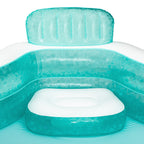 Funsicle 8.7ft Summer Escape Pool, Inflatable Family Swimming Pool, Lagoon Blue, Rectangular, Age 6 & up