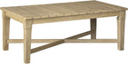 Coastal view outdoor terrace eucalyptus sofa
