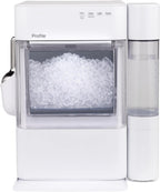 GE Profile Opal 2.0 Ultra Nugget Ice Maker with Side Tank and Scale Inhibiting Filter, Scoop Included, 38 lbs in 24 Hours, Pellet Ice Machine with WiFi & Smart Connected, Stainless Steel
