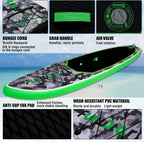FunWater Inflatable Stand Up Paddle Board Premium SUP Paddle Accessories EVA Deck