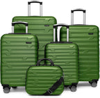 Luggage 6-piece hardshell expandable suitcase lightweight travel carry-on luggage set