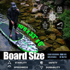 FunWater Inflatable Stand Up Paddle Board Premium SUP Paddle Accessories EVA Deck