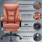 Office Chair Large High-Foot Computer Desk Chair Chair Lumbar Support Rotating Computer Chair