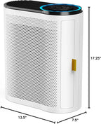 Home air purifier equipped with air quality sensor
