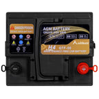 Anlibatt Car AGM Battery Group Size 48 H6 Start Stop Battery 12V 70Ah 760CCA Maintenance Free Rechargeable