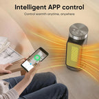 1500W Indoor Space Heater, Smart PTC Electric Heater with Wifi/App and Remote Control, Overheat and Tip-Over Protection