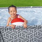 Bestway Steel Pro Rectangle Above Ground Pool Set, 12' x 6'7 x 26