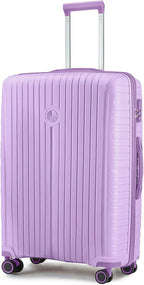 5-piece PP hardshell lightweight travel carry-on luggage set with dual spinner wheels