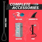 FunWater Inflatable Stand Up Paddle Board Premium SUP Paddle Accessories EVA Deck