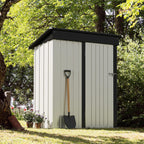 Devoko Outdoor Storage Shed Lockable Metal Garden Shed Steel Anti-Corrosion Storage House