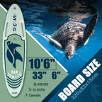 FunWater Inflatable Stand Up Paddle Board Premium SUP Paddle Accessories EVA Deck