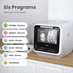 COMFEE' Portable Mini Dishwasher Countertop with 5L Built-in Water Tank
