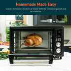 Air Fryer Toaster Oven Combo 13-in-1 32Qt APP & Voice Control Convection Oven Countertop
