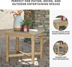 Coastal view outdoor terrace eucalyptus sofa