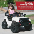 Best Choice Products 12V Kids Ride-On Truck Car with Spring Suspension and LED Lights