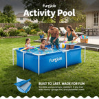 Funsicle Activity Lap 7' x 5' x 24 Family Above Ground Swimming Pool