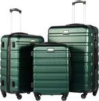Luggage 3 Piece Set Suitcase Spinner Hardshell Lightweight TSA Lock