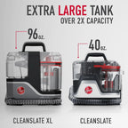 Hoover CleanSlate Plus Portable Carpet & Upholstery Spot Cleaner with Powerful Suction and Multiple Tools