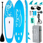FEATH-R-LITE Inflatable Ultra-Light Stand Up Paddle Board for All Skill Levels