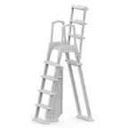 Aqua Select Flip-Up A-Frame Ladder for Above Ground Swimming Pools 48-54H