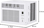 GE Window Air Conditioner Unit 5,000 BTU for Small Rooms up to 150 sq ft Manual Adjustable Fan