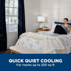 GE Window Air Conditioner Unit 5,000 BTU for Small Rooms up to 150 sq ft Manual Adjustable Fan
